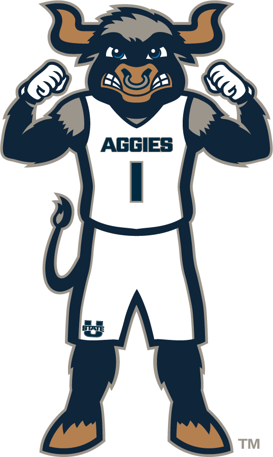 Utah State Aggies 2018-2019 Mascot Logo diy DTF decal sticker